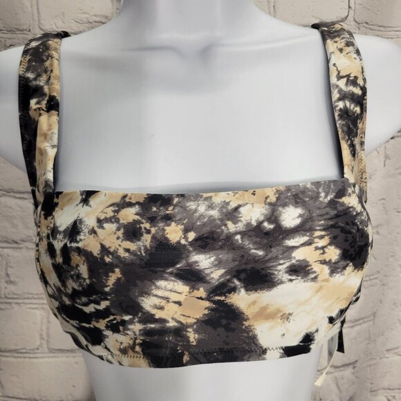 Bar III Women's Wet'N Wild Square-Neck Bikini Top and V-Cut High Waist Bottom - Picture 3 of 7